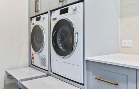 Laundry Renovation Built in Washer & Dryer