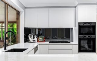Contemporary Monochromatic Kitchen Renovation Bunya Brisbane QLD 2