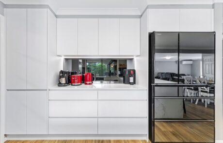 Contemporary Monochromatic Kitchen Renovation Bunya Brisbane QLD 4