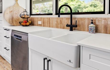 Kitchen renovation Brisbane farmhouse sink