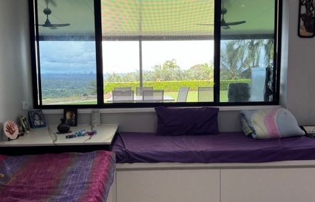 Custom bench seats Dreamy Clear Mountain Kitchen Renovation