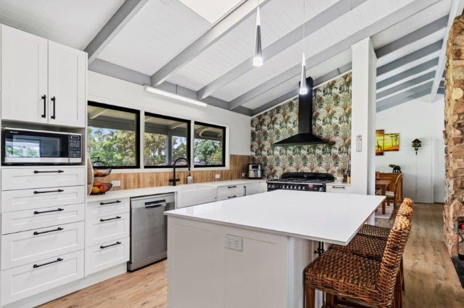 Feature Tile Used in Cooking Zone Area To Lead Design